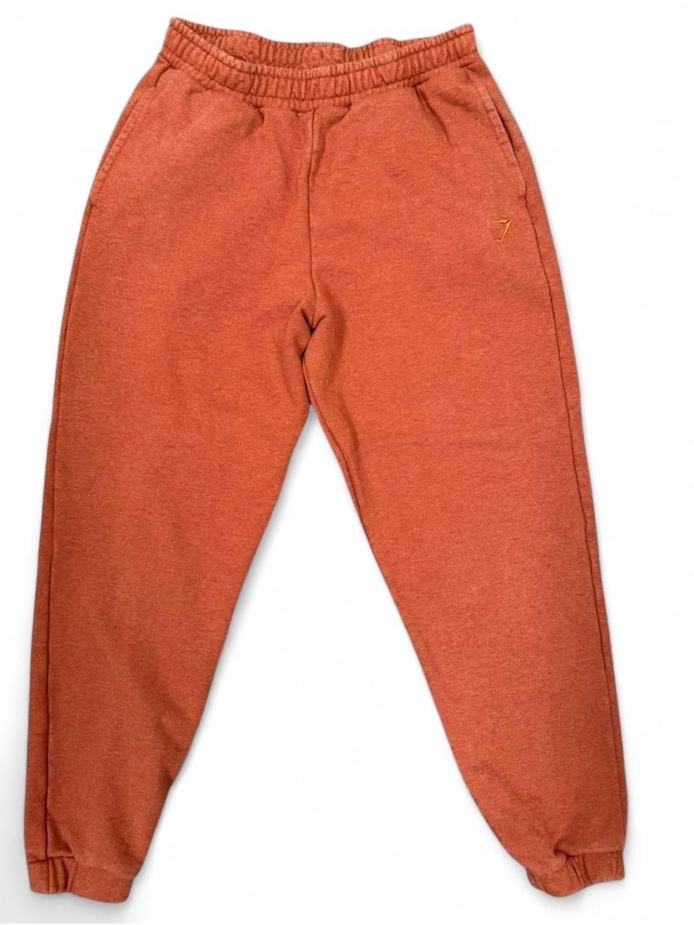 Gymshark Sweatpants Joggers Orange Athletic Lounge Sz S